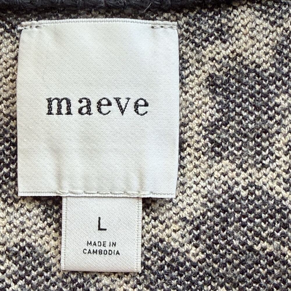 Anthropologie Maeve Cardigan Sweater Womens Size Large Leopard Print Mob Wife - Picture 6 of 8